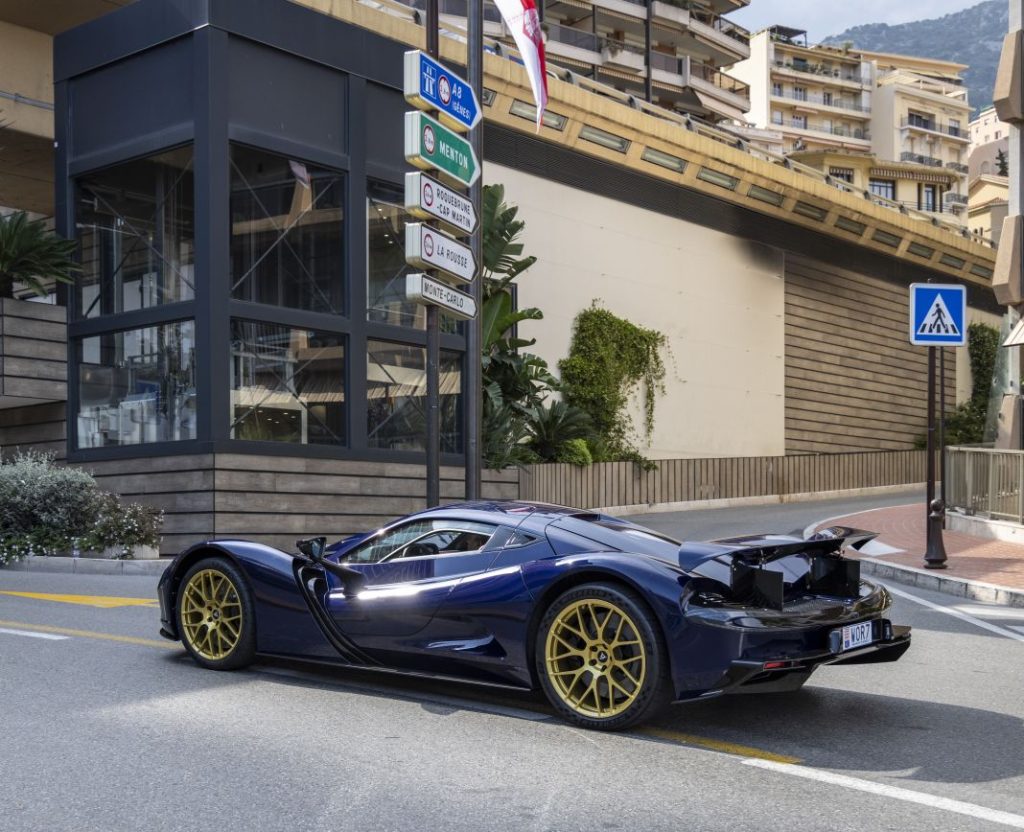 Aspark Owl electric hyper car road drive. Monaco. 6 June 2023 Aspark MG 1334 Motor16