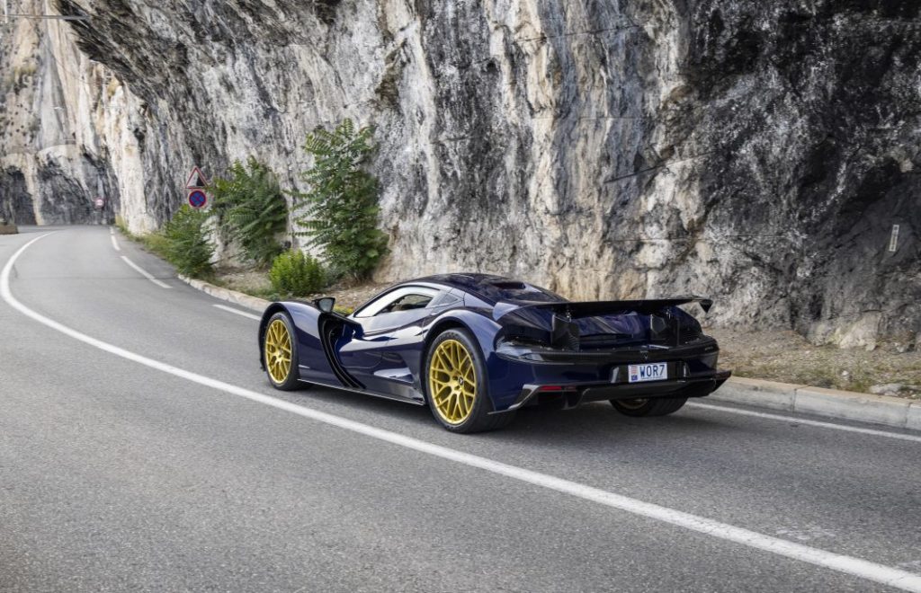 Aspark Owl electric hyper car road drive. Monaco. 6 June 2023 Aspark MG 1452 Motor16