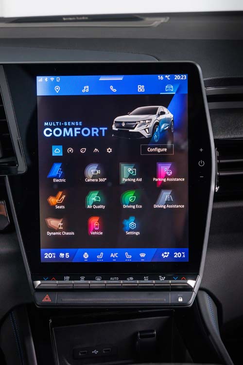 Nuevo Renault Rafale. Primer contacto 19 Motor16 Azul Alpine Detalles 22 Motor16