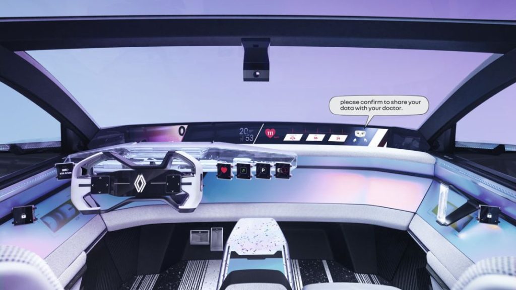 Renault H1st Vision: así puede ser la movilidad del futuro centrada en las personas 5 Motor16 H1st vision Concept car Health monitoring assistant Motor16