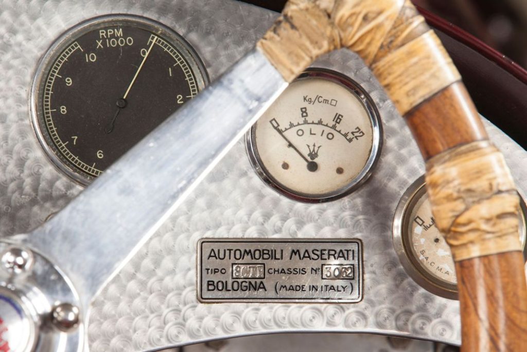 Estos son los 34 vehículos históricos oficiales de EE.UU. (y V) 14 Motor16 Maserati 8C.TF interior Motor16
