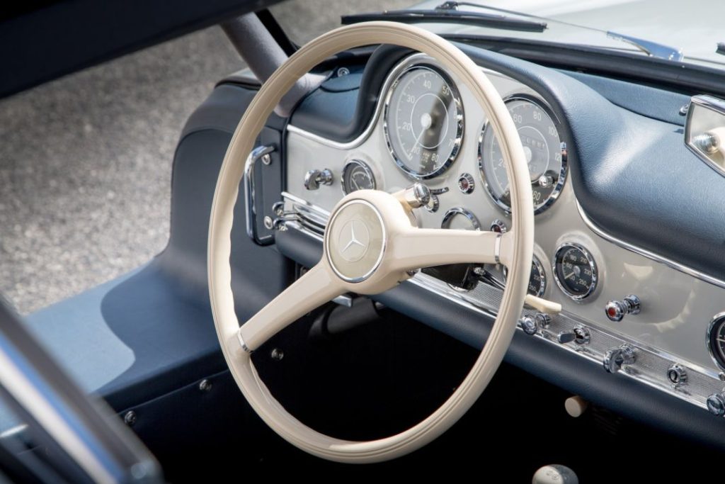 Estos son los 34 vehículos históricos oficiales de EE.UU. (y V) 2 Motor16 Mercedes Benz 300 SL Gullwing interior Motor16