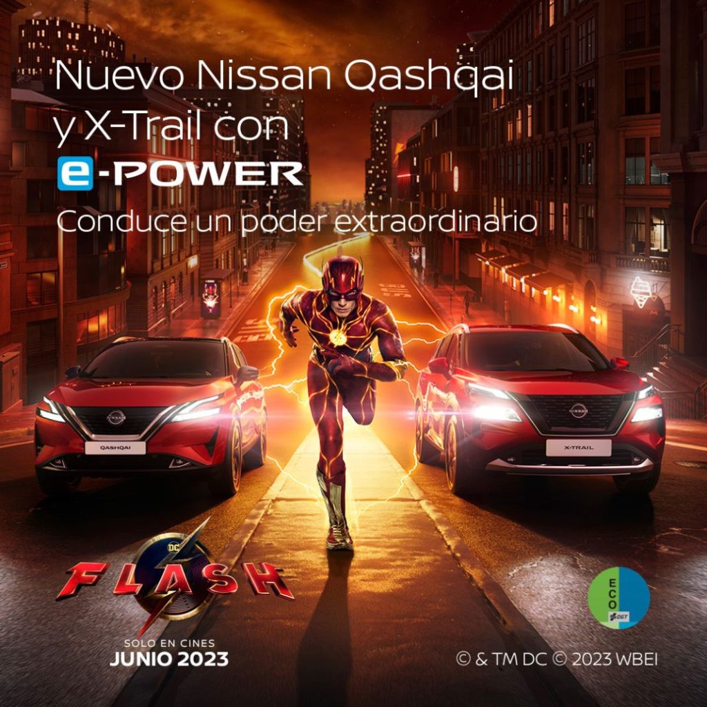 'Flash', el superhéroe que representa la tecnología e-Power de Nissan 2 Motor16 Nissan y Flash1 Motor16