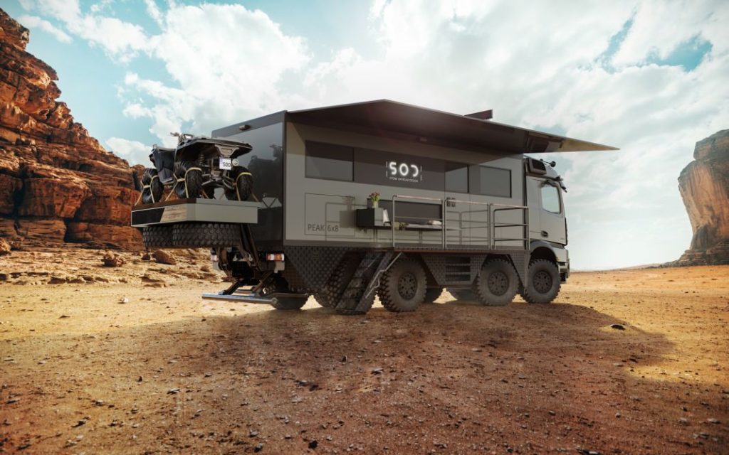 SOD Peak 8x6, la autocaravana más bestia 4 Motor16 SOD Peak 8x6 2 Motor16