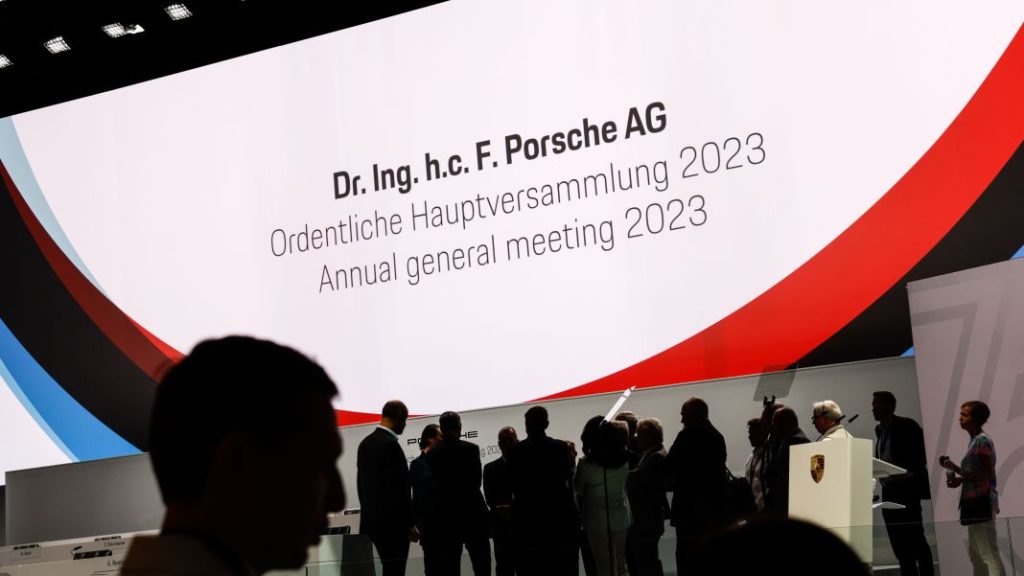 Las acciones de Porsche