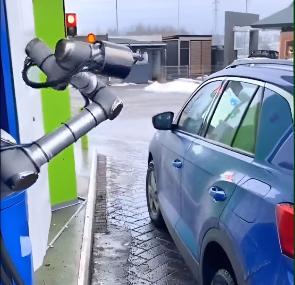 Futuro repostaje gasolina. Imagen.