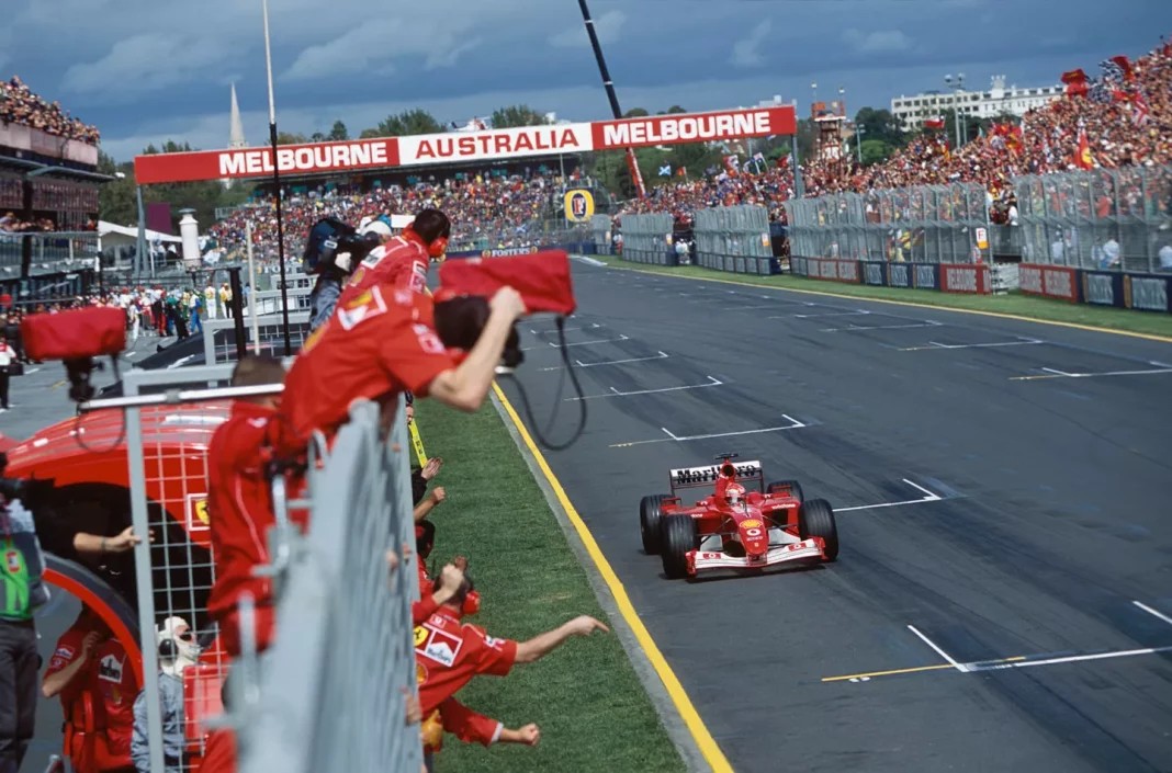 2002 Ferrari F2001b Schumacher. Imagen portada.