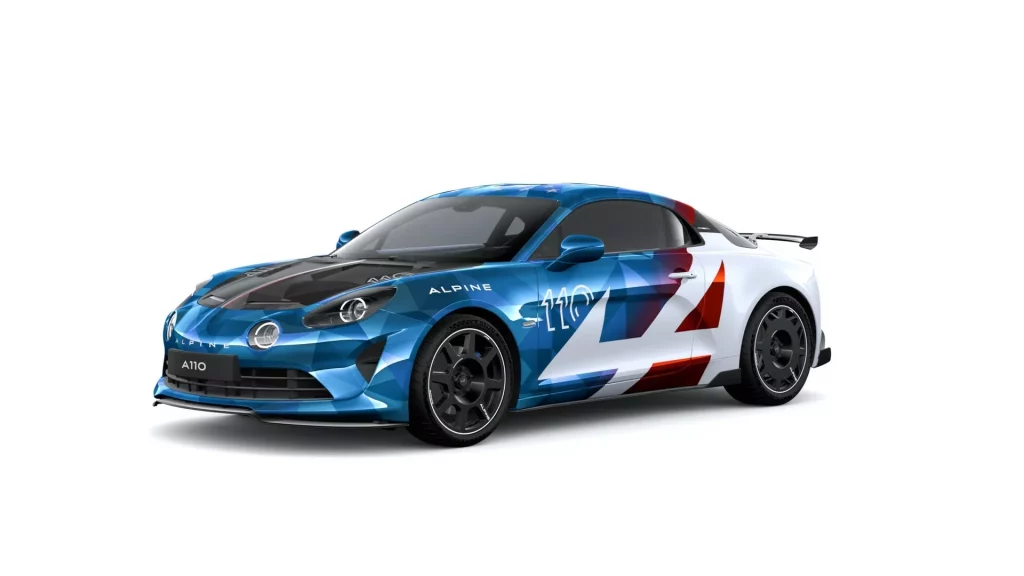 2023 Alpine A110 Decoraciones Atelier. Imagen US Racing 2023.