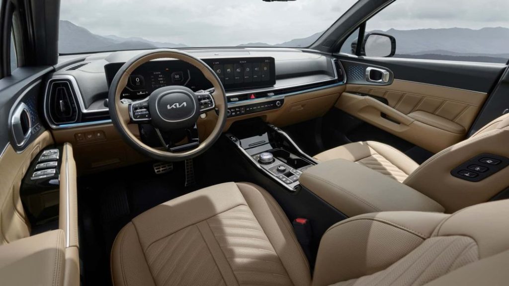 2023 Kia Sorento Facelift. Imagen interior.