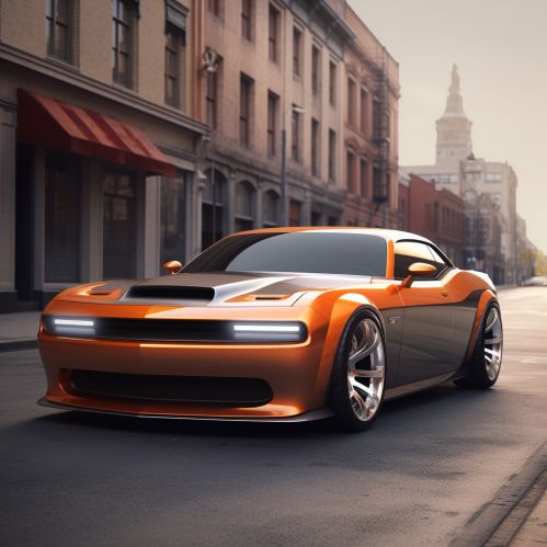 Así serían los coches que ya no se fabrican, según la inteligencia artificial 30 Motor16 Dodge Challenger FINAL Motor16