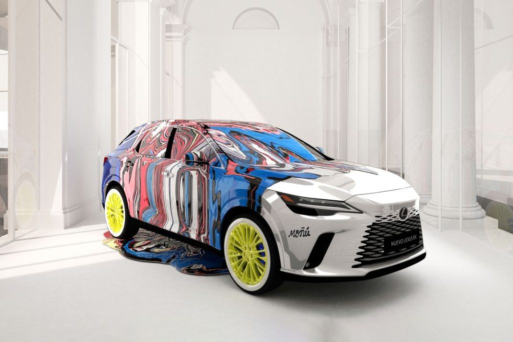 El coche de Lexus que solo podrás ver si visitas ARCOmadrid 1 Motor16 Lexus art car 2023 jose monu3 Motor16