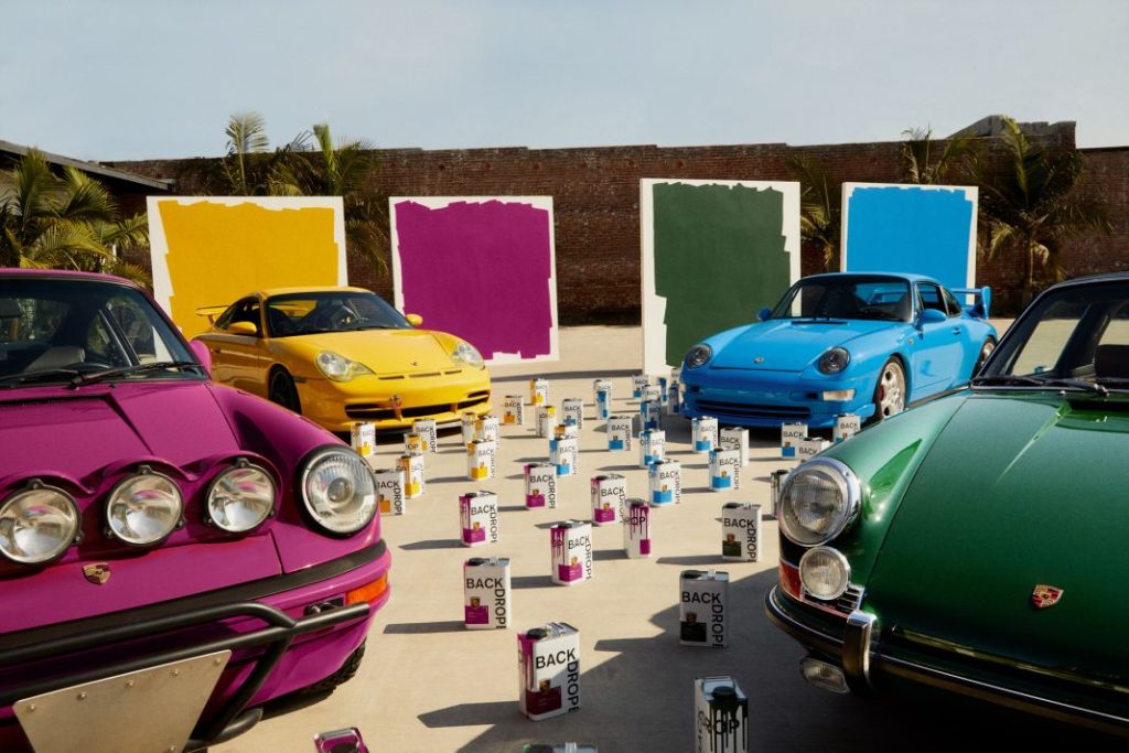 Porsche pinturas de coche para casa Backdrop8 Motor16