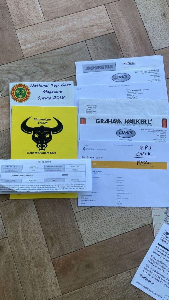 Reliant Regal triciclo 10 Motor16