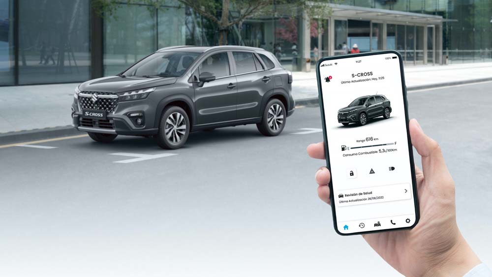 Sales del chiringuito, y… “¿dónde he aparcado?” Suzuki S-Cross te lo pone fácil 5 Motor16 Suzuki Connect 8 Motor16
