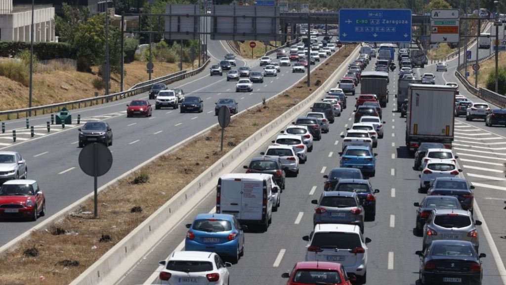 atasco, carretera, operación salida