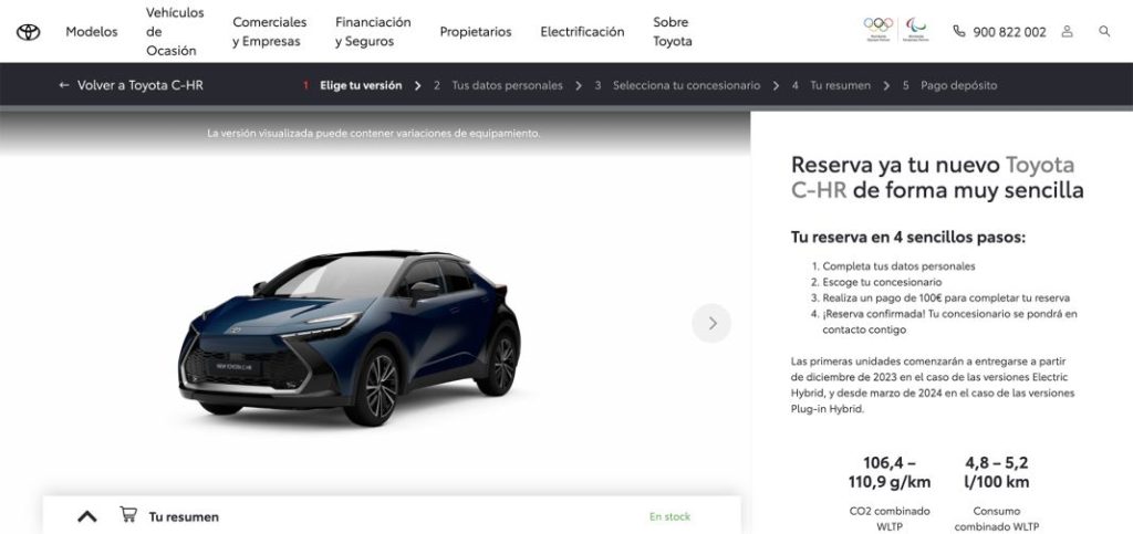 ¿Quieres el nuevo Toyota C-HR? Ya puedes reservarlo 1 Motor16 reservatoyotac hr Motor16