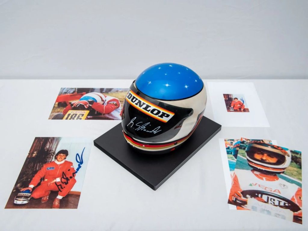 Los recuerdos de Michael Schumacher a subasta: cascos, guantes, monos de carreras y mucho más 4 Motor16 1987 Michael Schumacher Casco del Campeonato Aleman de Kart Motor16