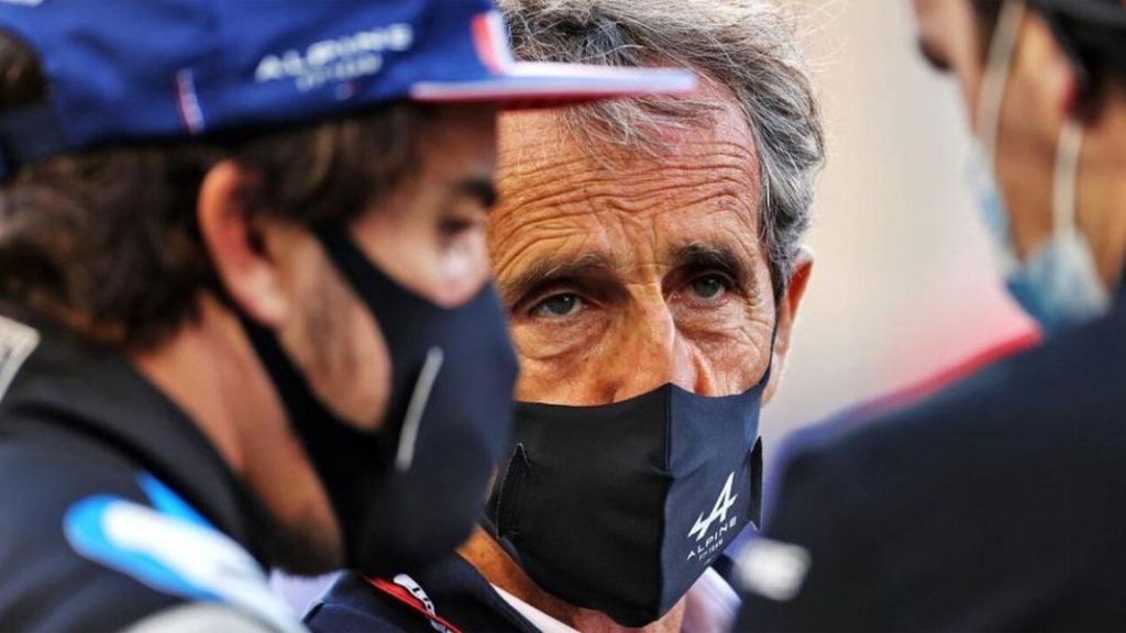 2022 Alain Prost y Fernando Alonso. Imagen.