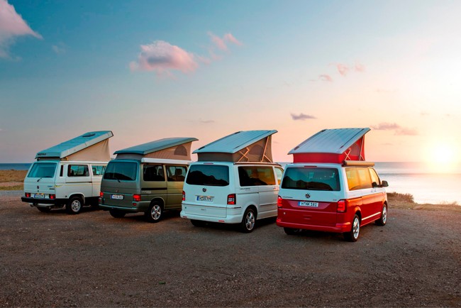 2023 Volkswagen California. Imagen generaciones.