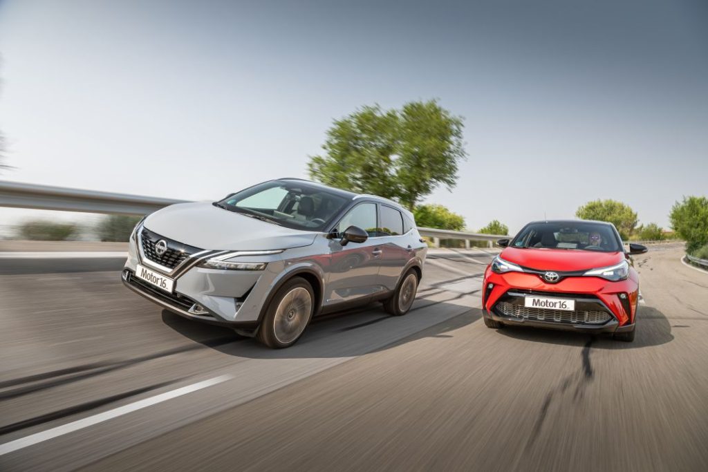 Nissan Qashqai E-Power vs Toyota C-HR 180H. Dos maneras de entender la hibridación 10 Motor16 Nissan Qashqai Toyota C HR comparativa 42 Motor16