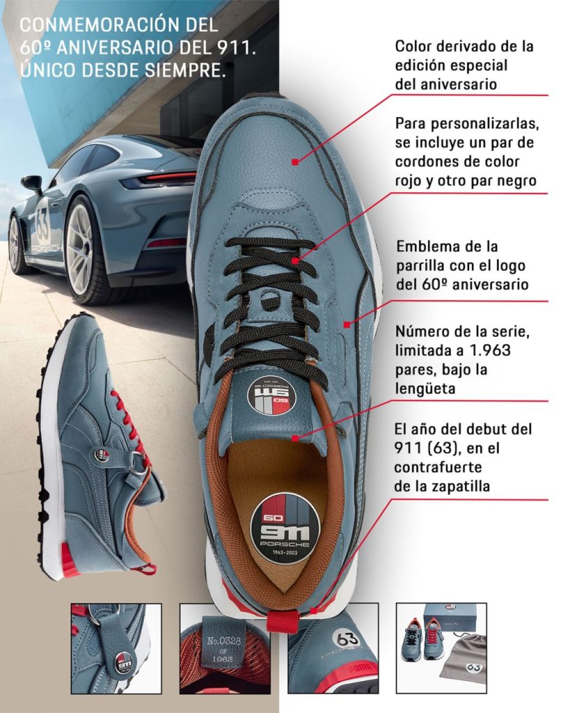 Las zapatillas con las que Porsche celebra el 60 aniversario del 911 4 Motor16 zapatillas puma 60 aniversario Porsche 9112 Motor16