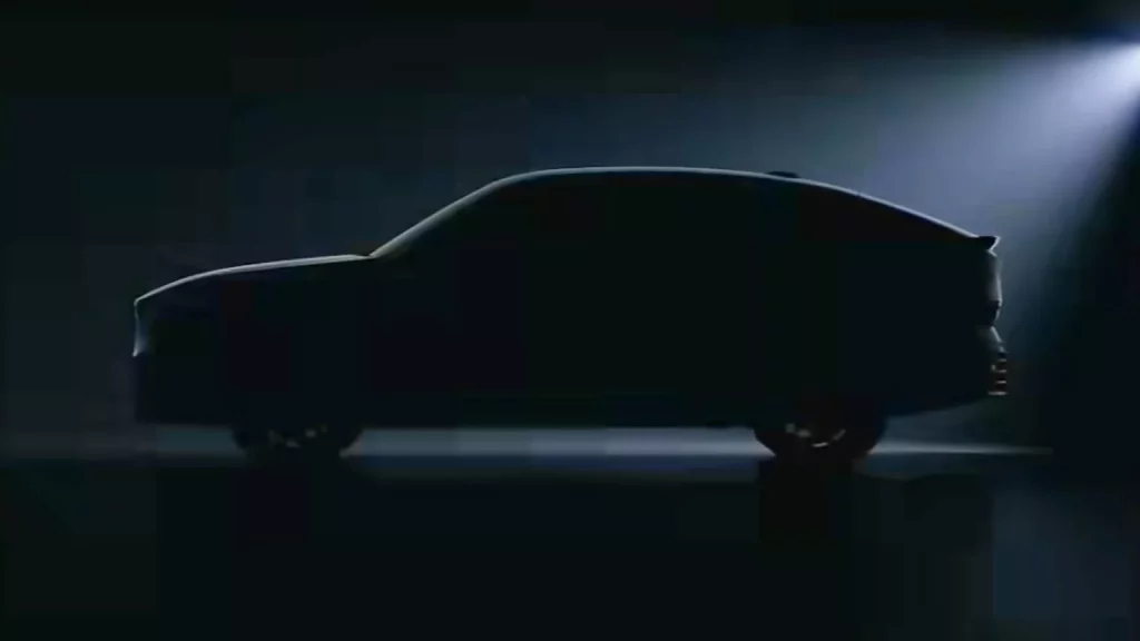 2023 BMW X2 Teaser. Imagen silueta.