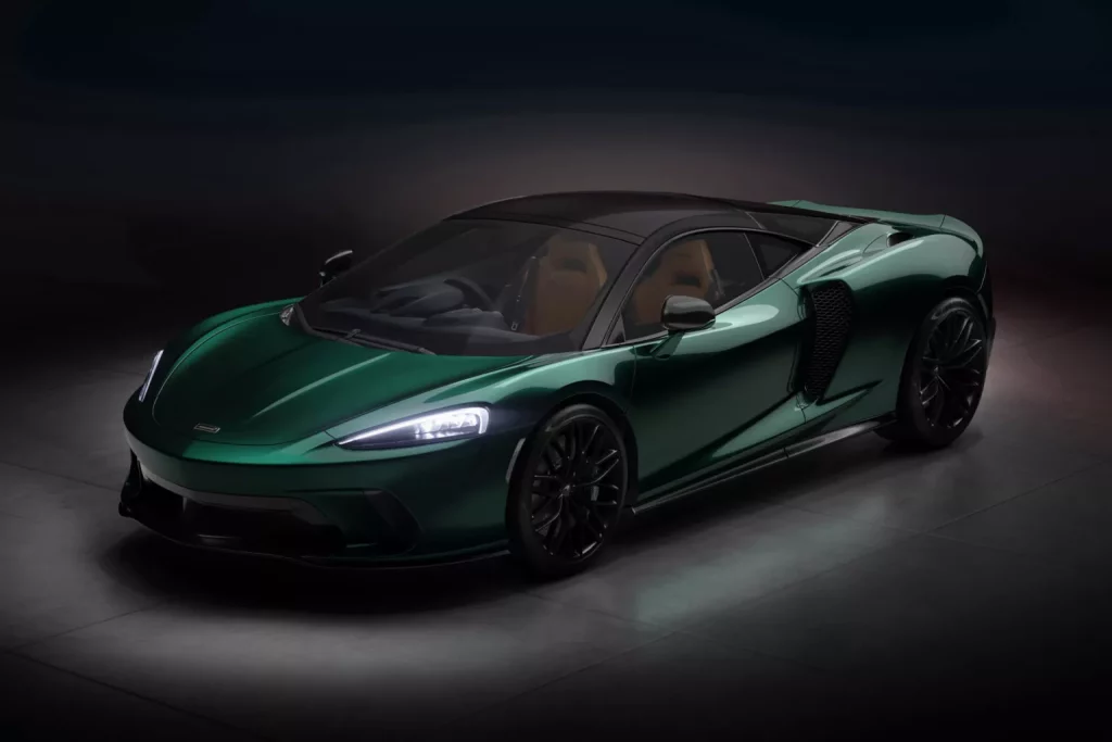 2023 MSO McLaren GT Limited Editon. Imagen delantera verde.