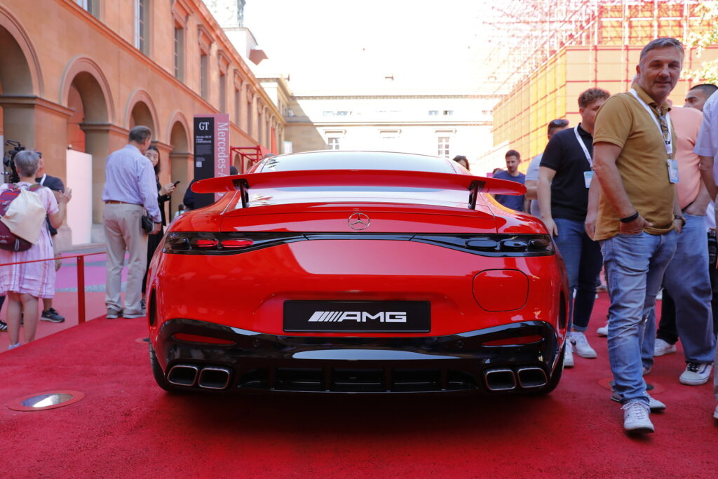El Mercedes-AMG GT más poderoso será '0 emisiones' y tendrá más de 800 CV 1 Motor16 2023 Mercedes-AMG GT Concept E Performance. Imagen trasera.