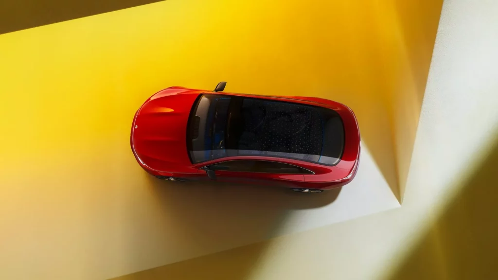 2023 Mercedes-Benz Concept CLA Class. Imagen estudio superior.