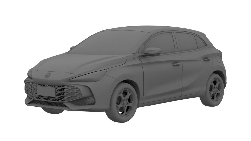 MG3: el utilitario con el que MG reventará el mercado en 2024 4 Motor16 2023 mg3 patente 2 Motor16
