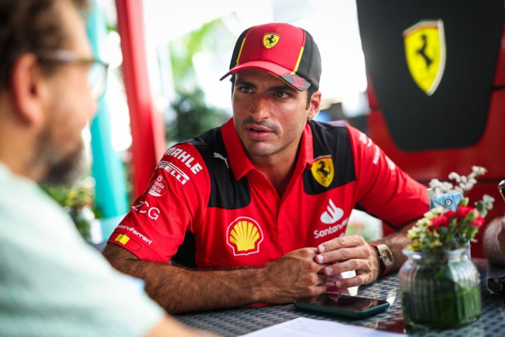 Carlos Sainz en el GP de Singapur