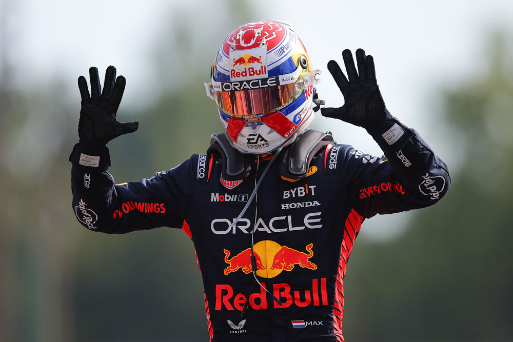 El día que Carlos Sainz ganó sin subir a lo más alto del podio 11 Motor16 GP ITALIA VERSTAPPEN 2 Motor16