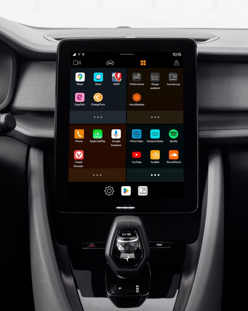 En este coche ya puedes ver las series y películas de Prime Video 1 Motor16 Polestar 2 con Prime Video1 Motor16