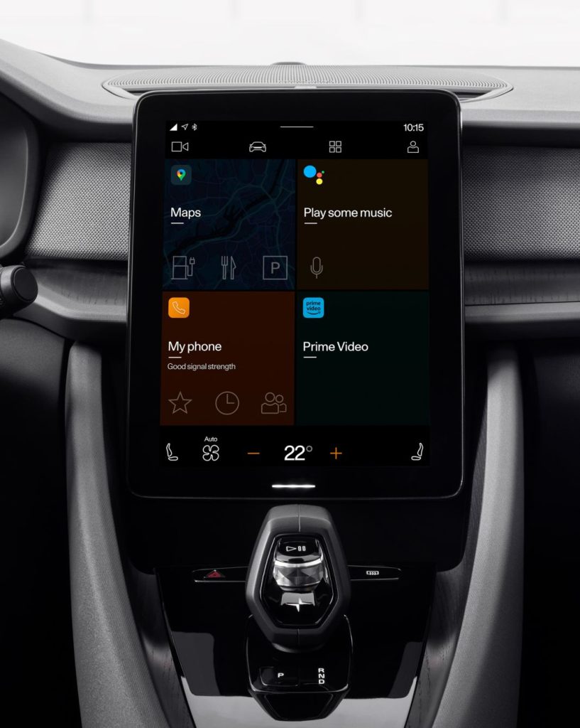 En este coche ya puedes ver las series y películas de Prime Video 3 Motor16 Polestar 2 con Prime Video3 Motor16