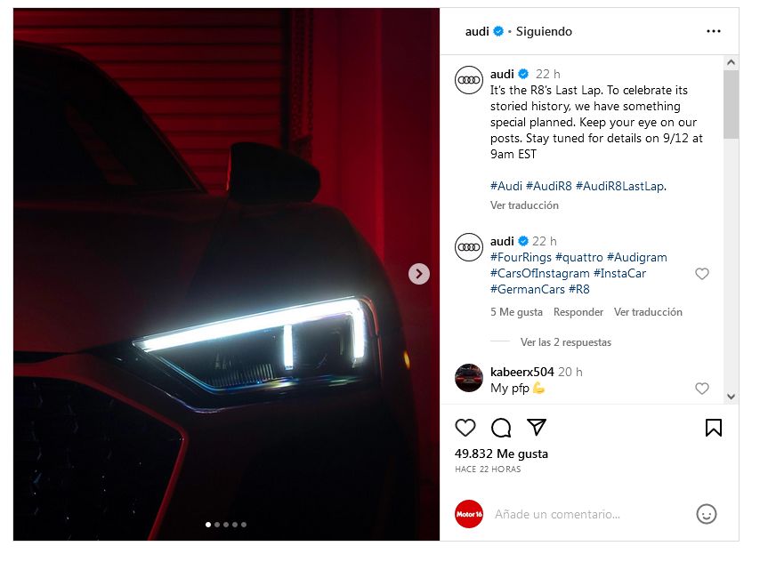 R8 Audi 12 septiembre Motor16