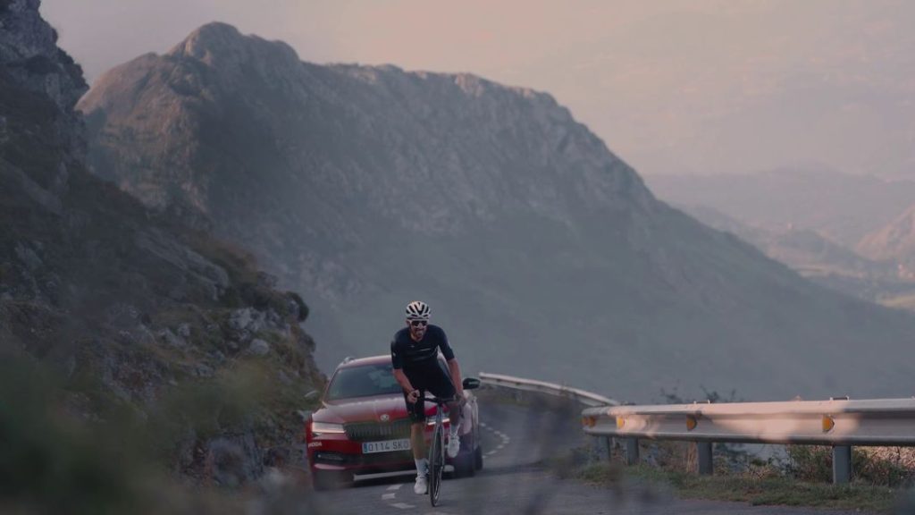El Angliru, Alberto Contador y Skoda: una historia de éxitos en La Vuelta 1 Motor16 Skoda_Contador_Angliru (3)