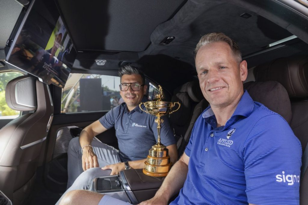 El sitio más exclusivo donde puedes ver la Ryder Cup de golf 2 Motor16 Stefan Ponikva Vicepresidente de Comunicacion y Experiencia de Marca de BMW Luke Donald Motor16