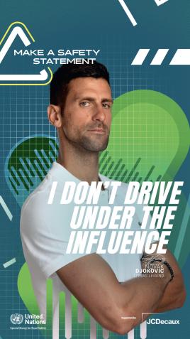 campana seguridad vial ONU DJOKOVIC Motor16