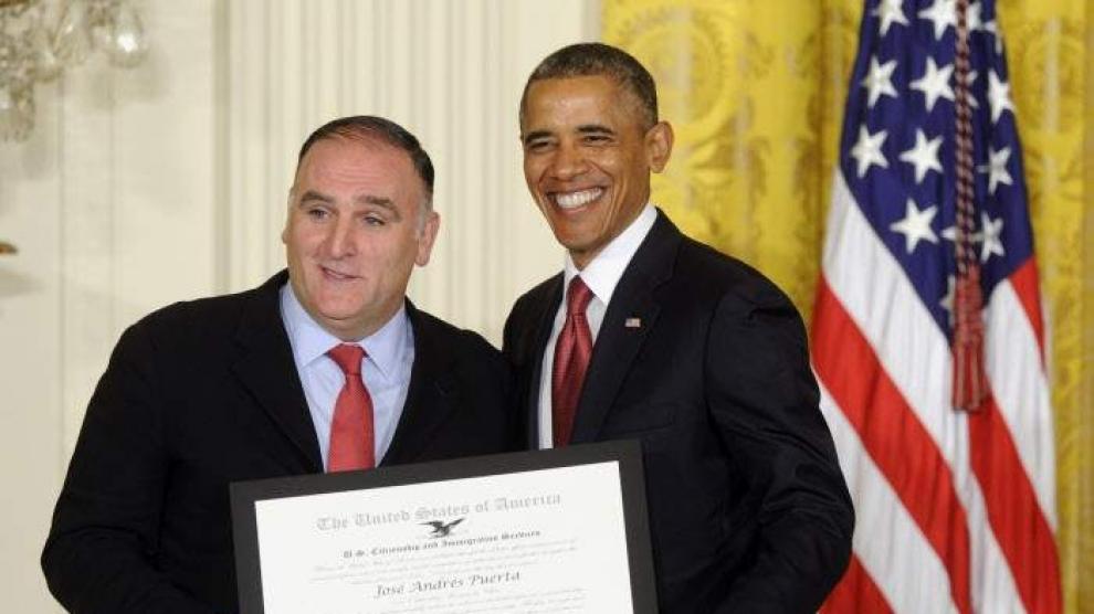 Ni Fernando Alonso. Jose Andrés: Esto es lo que le ha convertido en el español más universal 1 Motor16 jose adnres obama Motor16