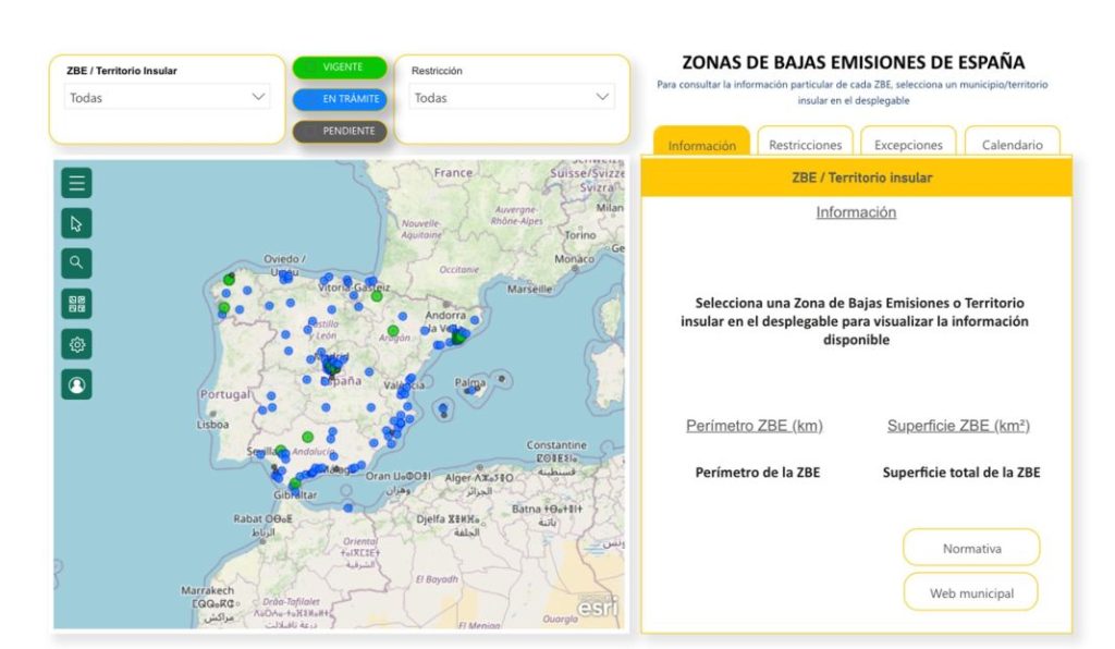 A casi la mitad de los españoles les preocupa que las Zonas de Bajas Emisiones impacte en su trabajo 1 Motor16 Mapa interactivo de las Zonas de Bajas Emisiones