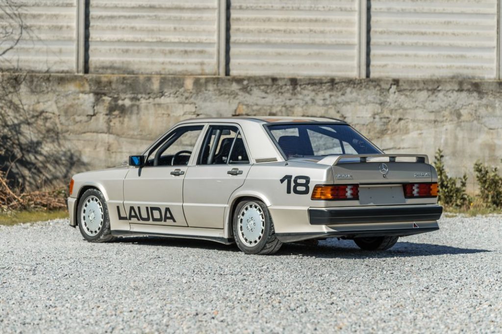 A subasta el Mercedes de Niki Lauda en la mítica Copa de Campeones de 1984 1 Motor16 mercedes 190 e 23 16 nikki lauda 22 Motor16