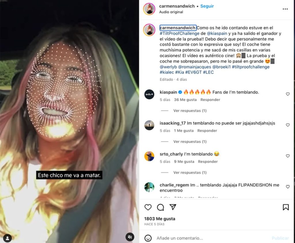 tiltproofchallenge @Carmensandwich kia 1 Motor16