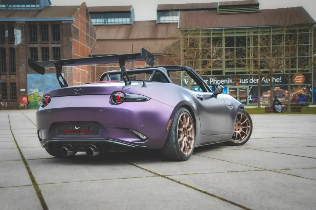 2023 Barracuda Mazda MX-5. Imagen trasera.