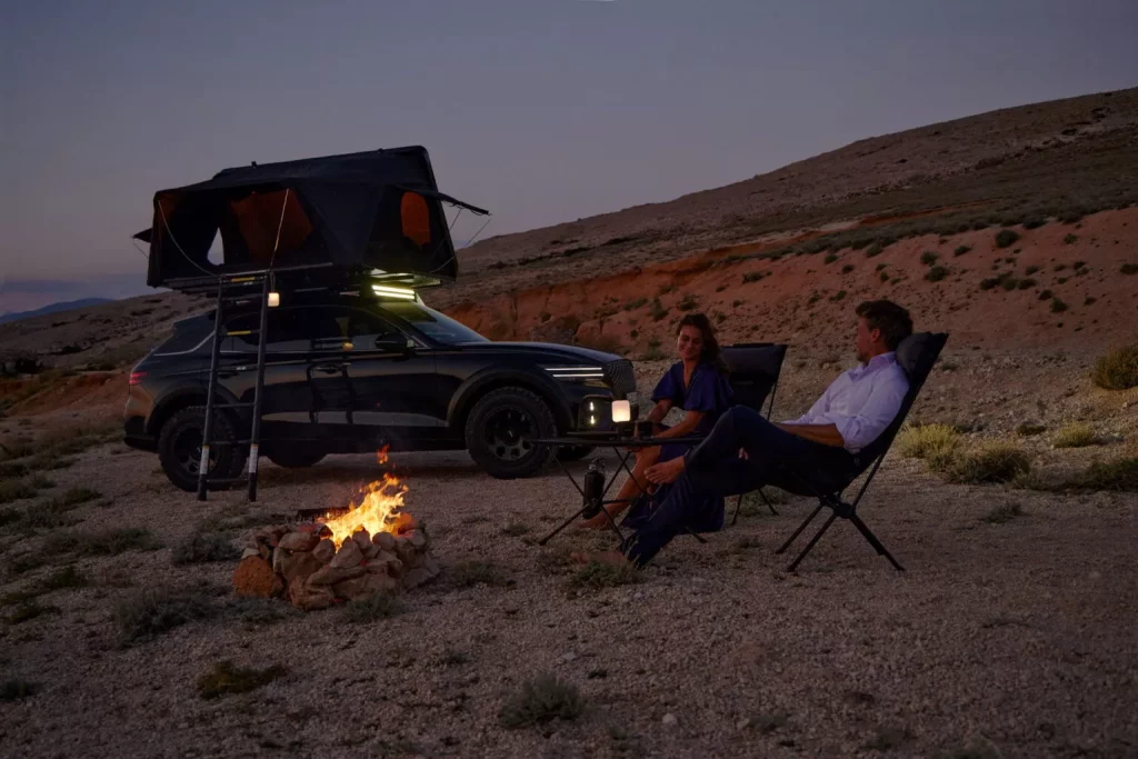 2023 Genesis Camping Camper. Imagen estática.