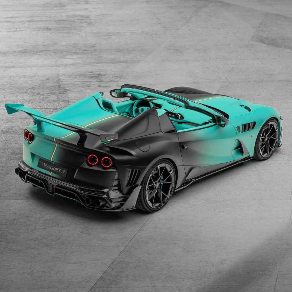 El Ferrari 812 GTS más loco lo firma Mansory y se llama Nera Verda 4 Motor16 2023 Mansory Ferrari 812 GTS Stallone Nera Verda 2 Motor16