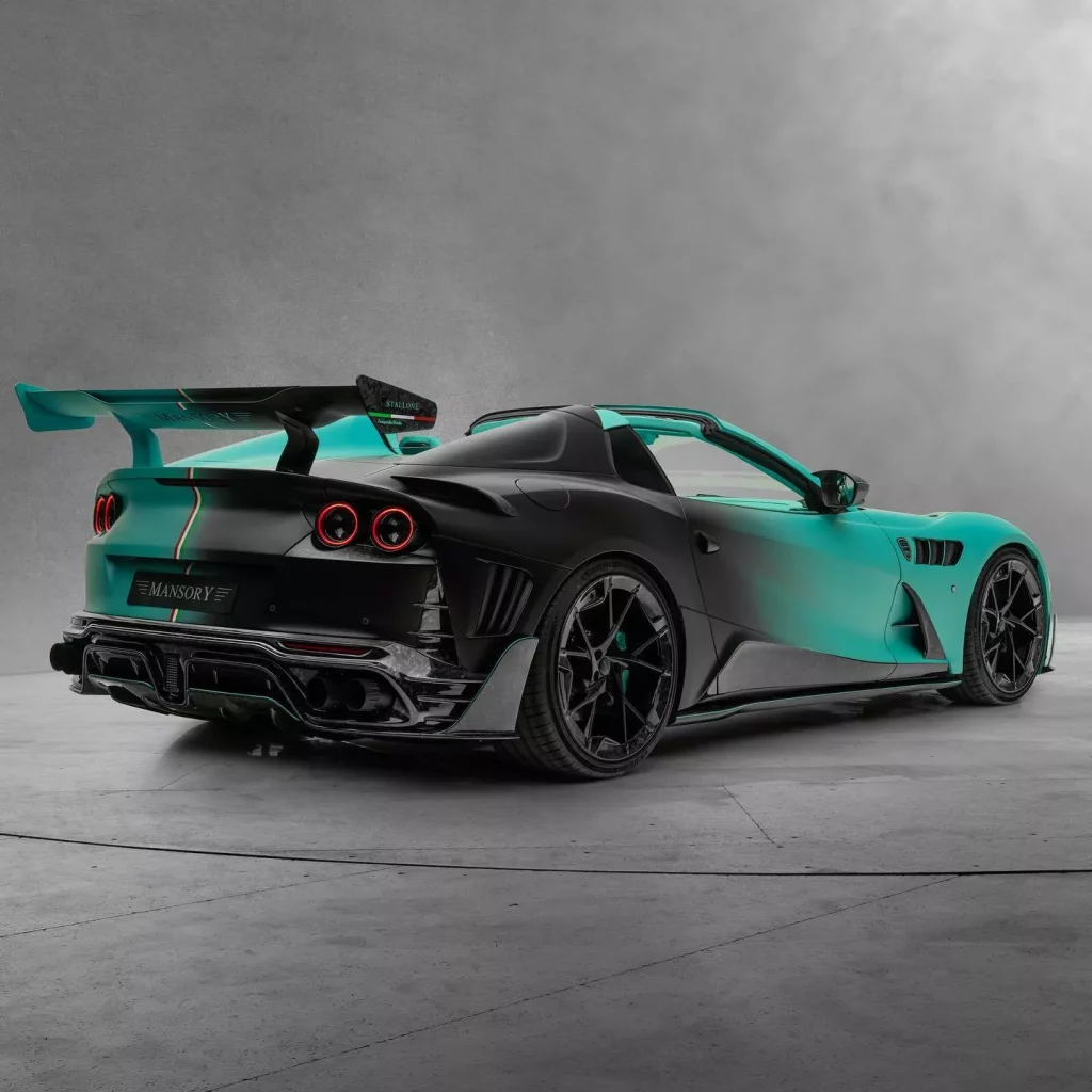El Ferrari 812 GTS más loco lo firma Mansory y se llama Nera Verda 6 Motor16 2023 Mansory Ferrari 812 GTS Stallone Nera Verda 4 Motor16