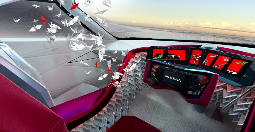2023 Nissan Hyper Punk Concept. Imagen interior.