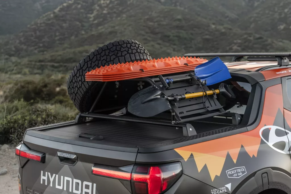 El Hyundai Santa Cruz se enfrenta al Rebelle Rally 11 Motor16 2023 Rebelle Rally Hyundai Santa Cruz 7 Motor16