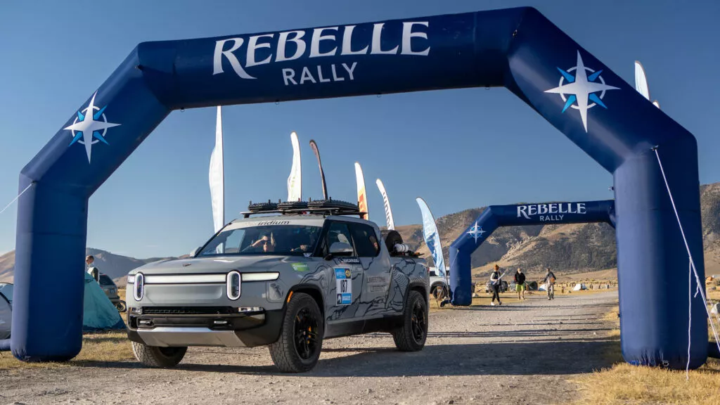Rivian R1T Makes History In Rebelle Rally 3 Motor16 2023 Rivian R1T Rebelle Rally. Cover Image.