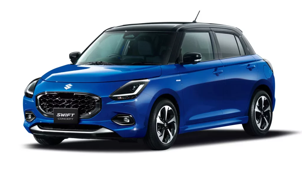 Nuevos Suzuki para 2024. Electrificación a toda costa 3 Motor16 2023 Suzuki Swift Concept. Imagen portada.